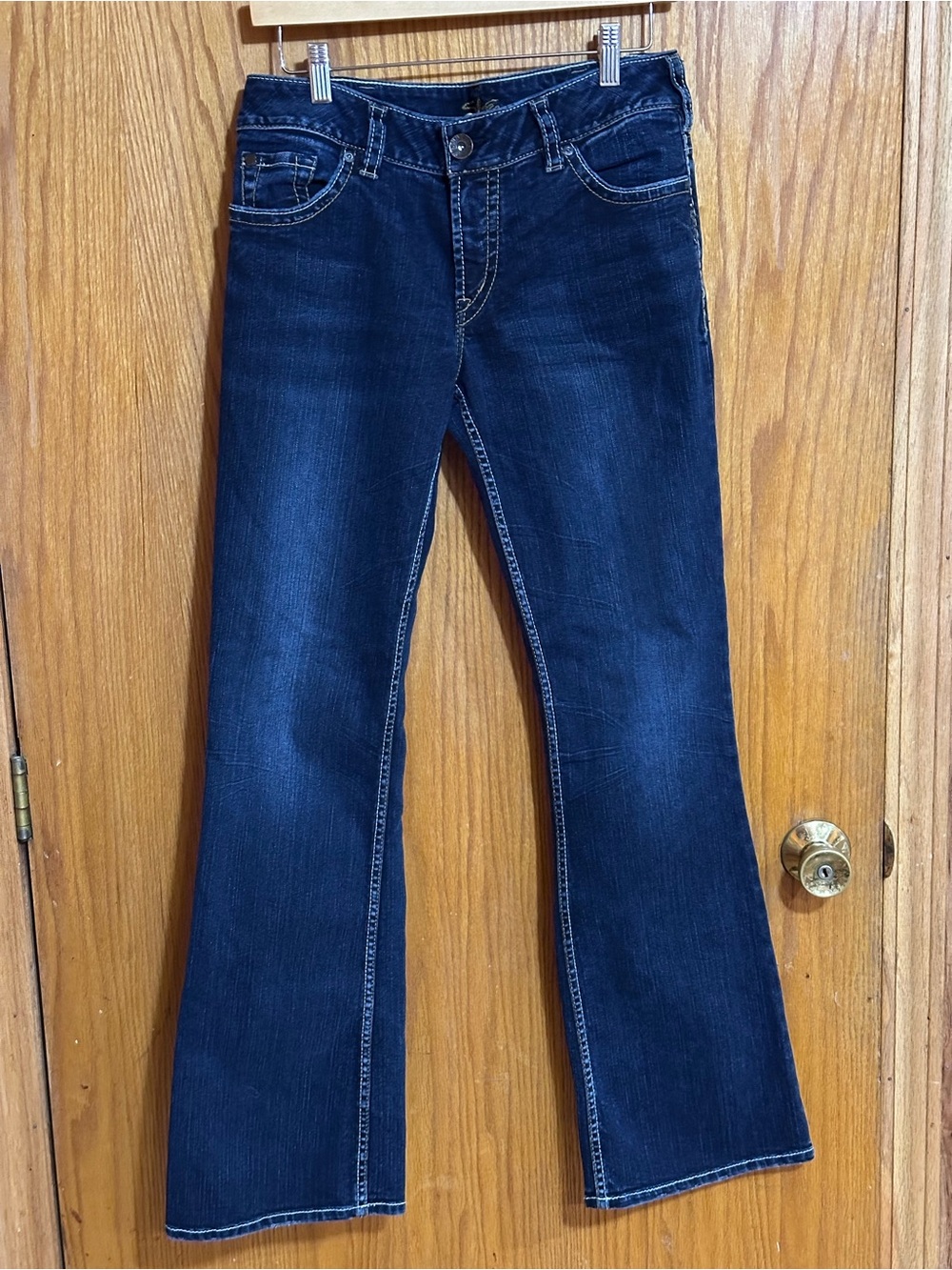 Silver Y2K sz 31/32 Suki Jeans dark blue bootcut  jeans